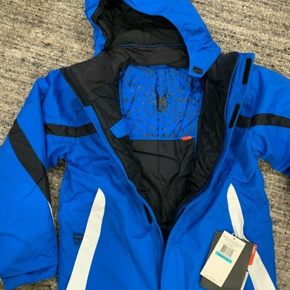 New with tags, authentic
SPYDER Active Sports Boy's GUARD Jacket Blue/White - Picture 6 of 8